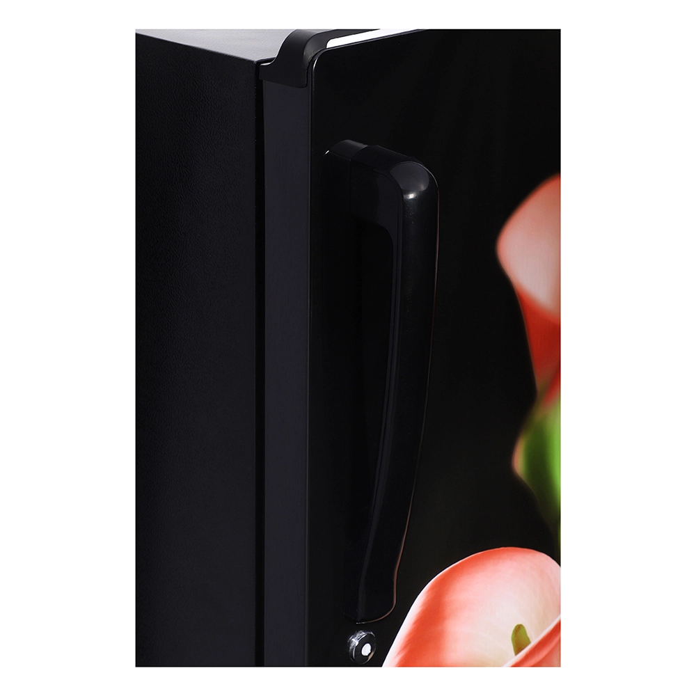 Haier 185L 1 Star Direct Cool Single Door Refrigerator with Toughened Glass Shelfcomes in premium Black Calla Finish HRD-2061SKC-N